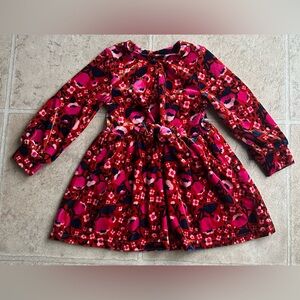Toddler Velour Dress with Pockets